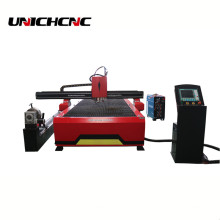 Cuttador de plasma CNC de metal de 1500*6000 mm de serviço pesado com cabeça de broca